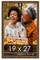 19x27 Textured Picture Frame with UV-Resistant Acrylic & Acid Free Backing, Available in 6 Finishes - Black, Blue, Brown, Gold, Grey, and White